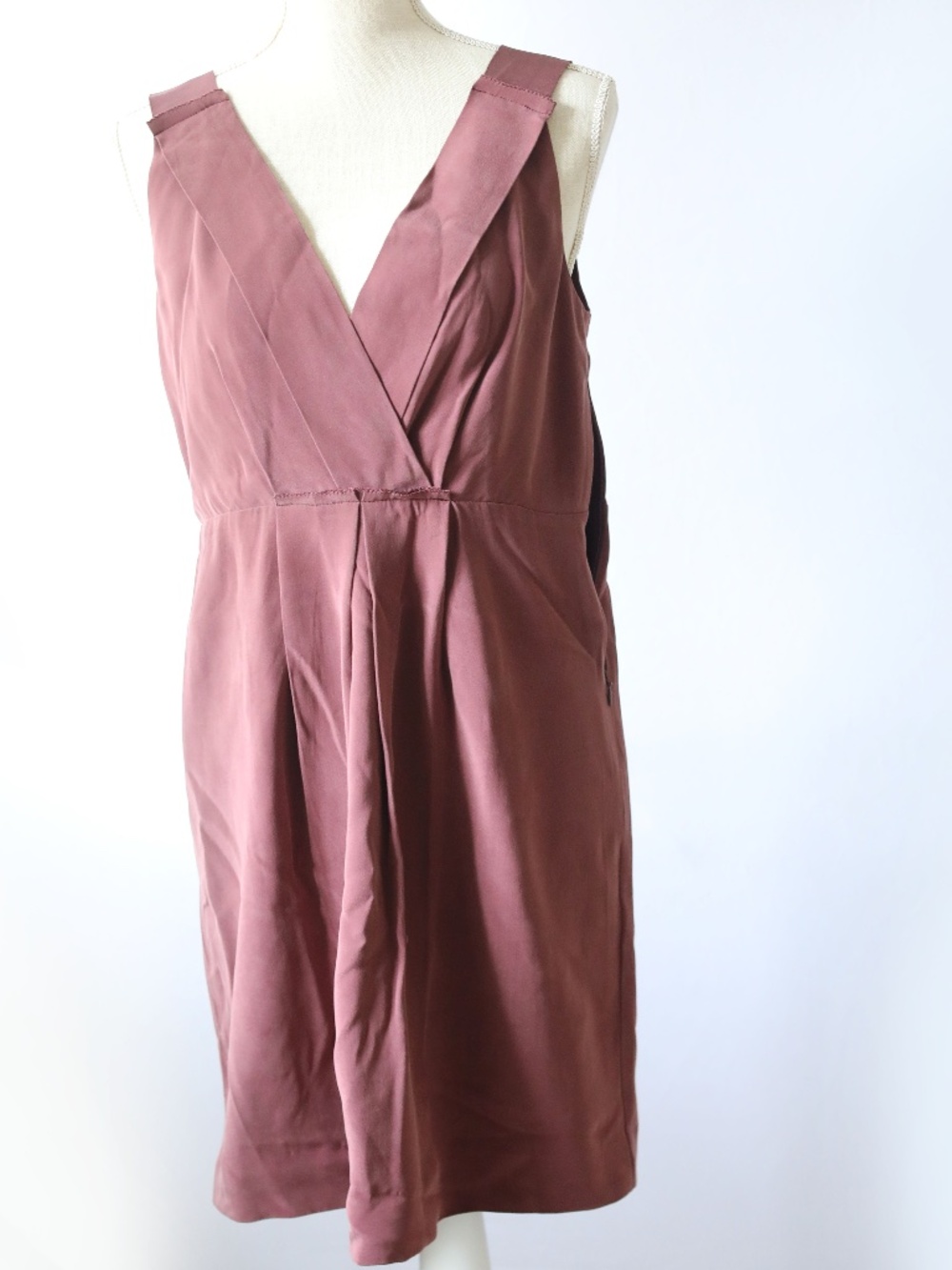 J Crew  Mauve Soft Silk Special Occasion Dress